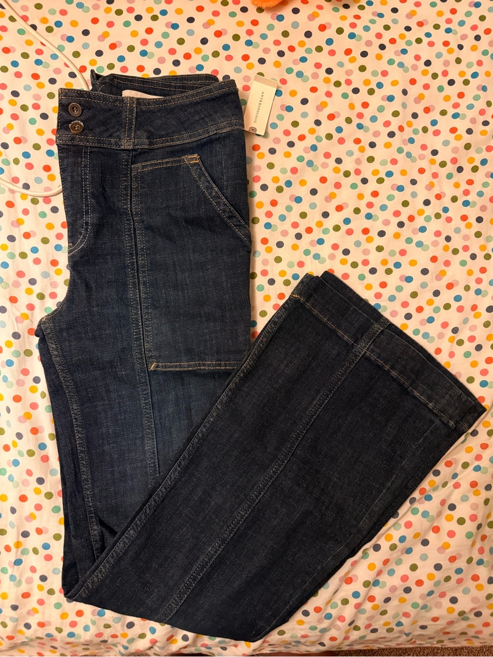NWT Anthropologie Pilcro High-Rise Utility Bootcut Jeans | Size 29 - Picture 7 of 8